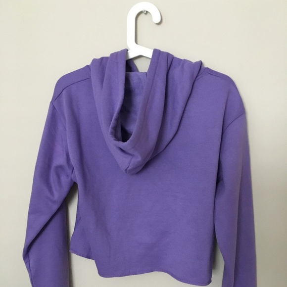 Sand Cloud Lilac Purple Crop Top Hoodie - Picture 2 of 9